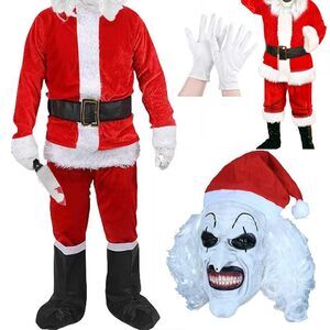 New! Terrifier 3 Art the Clown Inspired Scary Clown Costume Size: Large